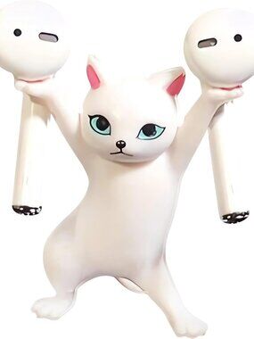 ATHAND Cat Pen Holder,Dancing Cat Airpod Holder NIB
